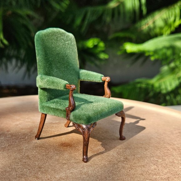 Chippendale Goebel Chair Miniature for Dollhouse RARE!!! Very Collectible 1:12 - Picture 3 of 15